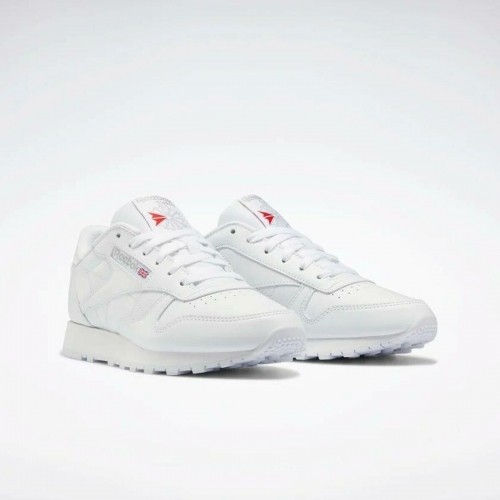 Women's casual trainers Reebok cCLASSIC LEATHER 100008496 White image 3