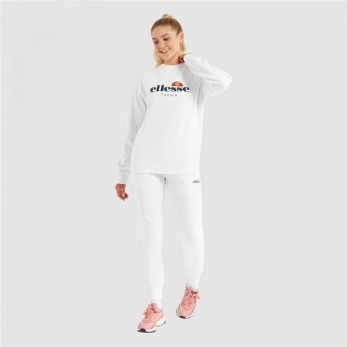 Women’s Sweatshirt without Hood Ellesse Pareggio White image 3