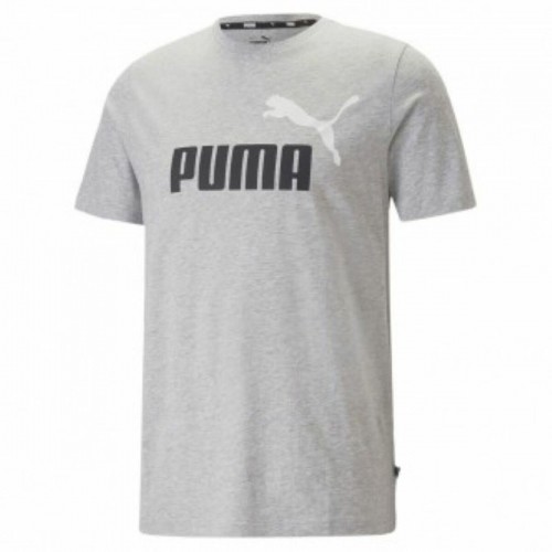 Vīriešu Krekls ar Īsām Piedurknēm Puma ESS 2 COL LOGO 586759 04 Pelēks image 3