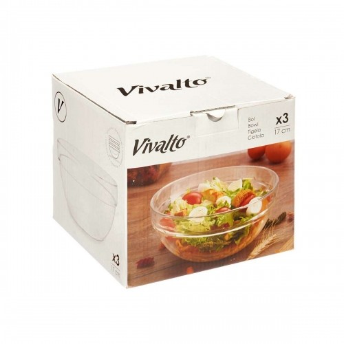 Vivalto Блюдо Прозрачный Cтекло 650 ml Штабелируемые (24 штук) image 3