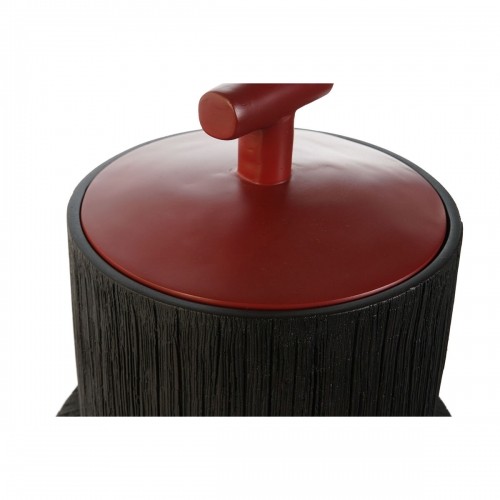 Китайская ваза Home ESPRIT Чёрный Красный Смола Восточный 22 x 22 x 25 cm image 3