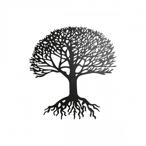 Настенный декор Home ESPRIT Чёрный Дерево Колониальный 80 x 1 x 80 cm image 3