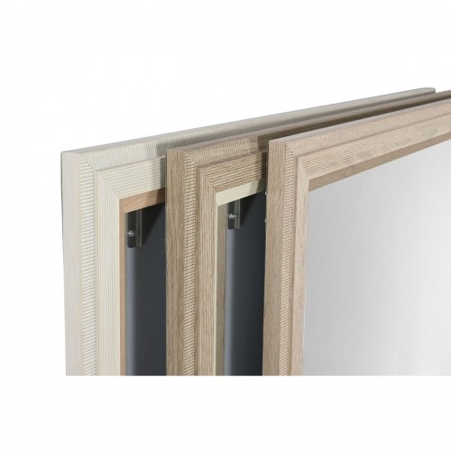 Wall mirror Home ESPRIT White Brown Beige Grey Crystal polystyrene 67 x 2 x 156 cm (4 Units) image 3