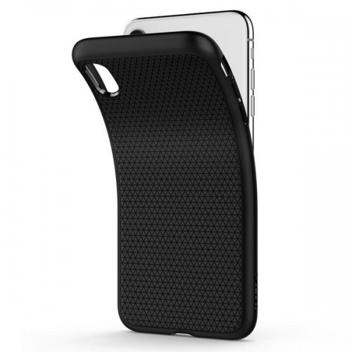 Spigen Liquid Air iPhone Xr czarny|black 064CS24872 image 3