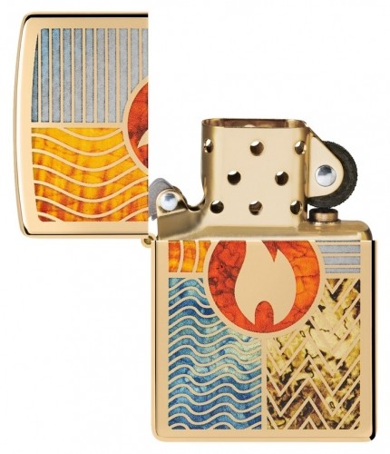 Zippo Lighter 48729 Elements of Earth Design image 3