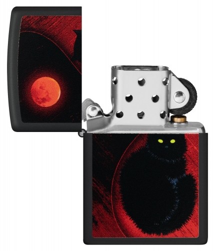 Zippo Lighter 48453 Black Cat Design image 3