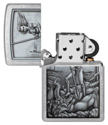 Zippo Lighter 48371 Medieval Mythological Design image 3