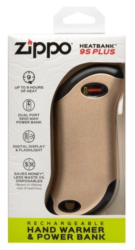 Zippo HeatBank® 9s Plus Rechargeable Hand Warmer Gold image 3