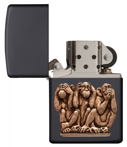 Zippo Lighter 29409 Three Monkeys image 3