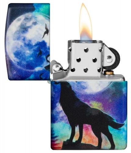 Zippo Lighter 49683 Wolf Design image 3