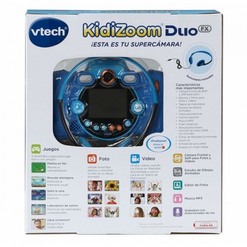 Детский фотоаппарат Vtech Kidizoom Duo DX Синий image 3