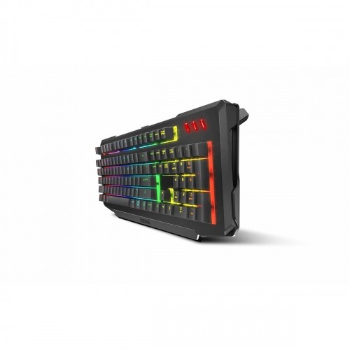 Игровые клавиатура и мышь OZONE Испанская Qwerty Чёрный Разноцветный image 3