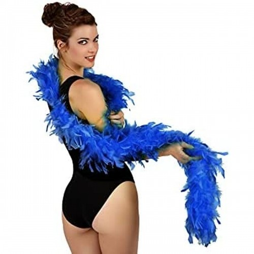 Bigbuy Carnival Аксессуары для костюмов Синий 20-е годы Boa image 3