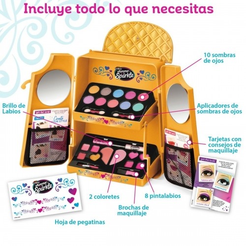 Children's Make-up Set Cra-Z-Art Shimmer 'n Sparkle 20,5 x 23,5 x 6,5 cm 4 Units image 3