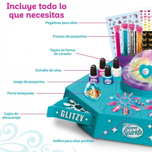 Manicure Set Cra-Z-Art Shimmer 'n Sparkle 36 x 11 x 27 cm 4 Units Children's image 3