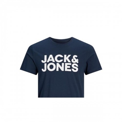 Men’s Short Sleeve T-Shirt Jack & Jones JJECORP LOGO TEE 12151955 Navy Blue image 3