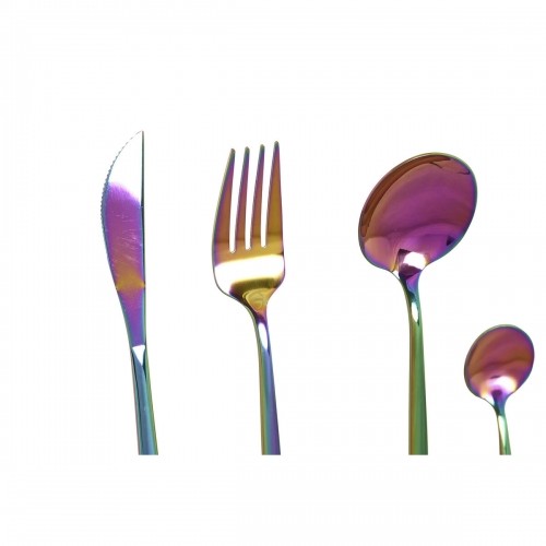 Cutlery Home ESPRIT Stainless steel 3 x 1,5 x 13 cm 16 Pieces image 3