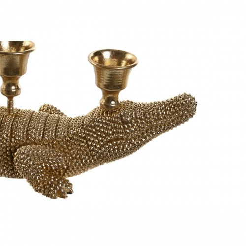 Decorative Figure Home ESPRIT Golden Candle Holder 42,5 x 12,5 x 11,5 cm image 3