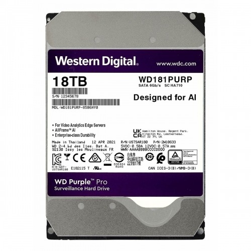 Жесткий диск Western Digital Purple Pro 3,5" 18 TB image 3