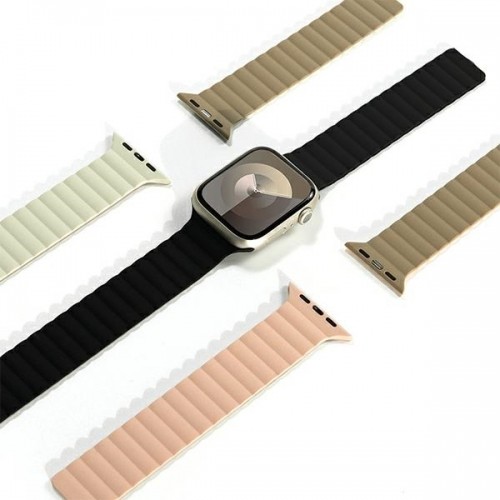 Araree pasek Silicone Link Apple Watch 38|40|41mm różowo-zielony|pink-khaki AR70-01908B image 3