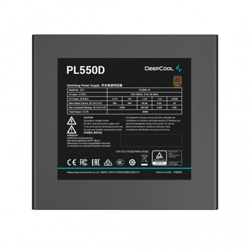 DeepCool PL550D power supply unit 550 W 20+4 pin ATX ATX Black image 3