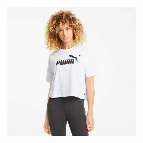 Sieviešu Krekls ar Īsām Piedurknēm Puma Balts L image 3
