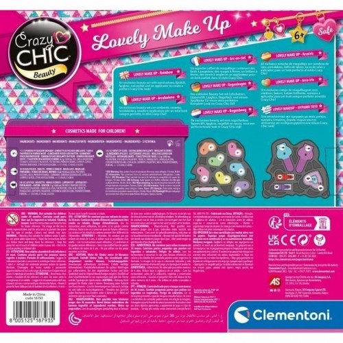 Bērnu grima komplekts Clementoni Crazy Chic Beauty Lovely Make up Daudzkrāsains image 3