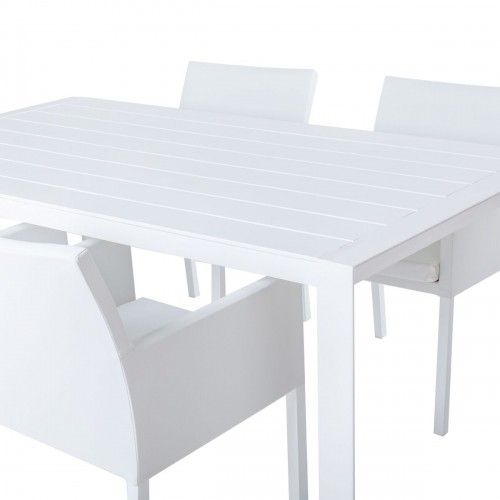Dining Table Io White Aluminium 180 x 100 x 75 cm image 3