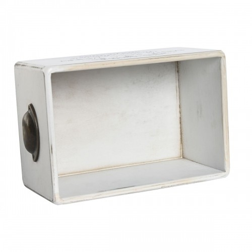 Uzglabāšanas kastes Home ESPRIT Balts Egles koksne 35 x 22 x 15 cm 3 Daudzums image 3