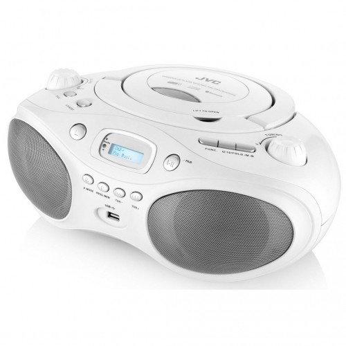 Radioodtwarzacz JVC RD-E661W-DAB Boombox white image 3