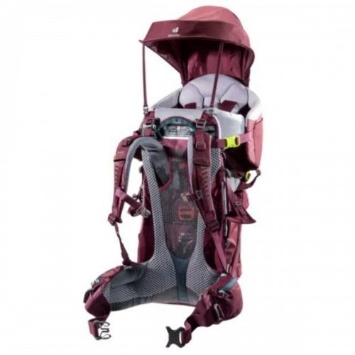 Baby Carrier Backpack Deuter KID COMFORT MARON Red 22 Kg image 3