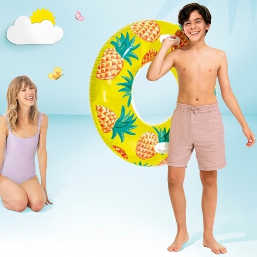 Inflatable Floating Doughnut Intex Tropical Fruits Ø 107 cm (12 Units) image 3