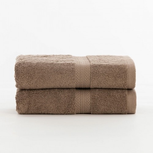 Bath towel SG Hogar Brown 50 x 100 cm 50 x 1 x 10 cm 2 Units image 3