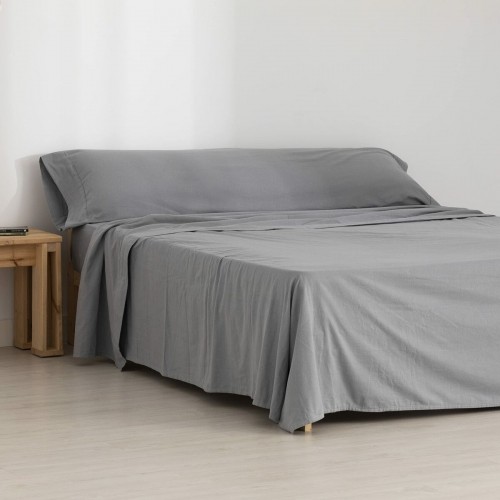Bedding set SG Hogar Grey King size Franela image 3