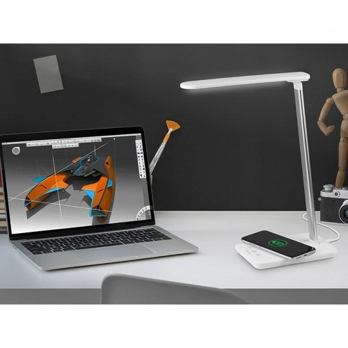 Desk lamp Tracer Luna Silver ABS 20 W 12 x 37 x 18 cm image 3