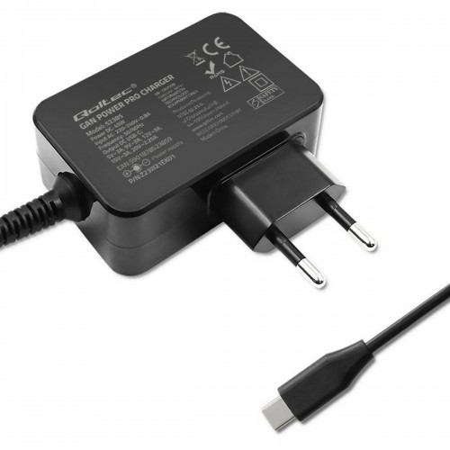Сетевое зарядное устройство Qoltec 52385 Чёрный 45 W (1 штук) image 3