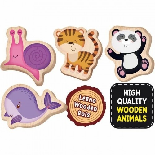 Educational Game Lisciani Giochi Puzzle Animals image 3