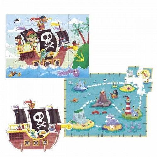 Child's Puzzle Diset XXL Pirate Ship 48 Pieces image 3