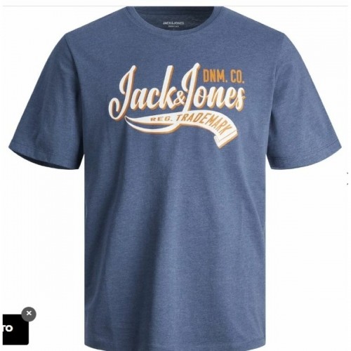 Men’s Short Sleeve T-Shirt Jack & Jones JJLEGO TEE SS O NECK 12246690 Blue image 3