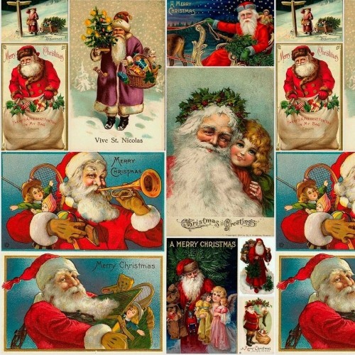 MuarÉ Traipiem izturīgs sveķu galdauts Muaré Vintage Christmas 250 x 140 cm image 3