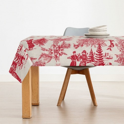 Stain-proof resined tablecloth Belum Christmas Toile 100 x 140 cm image 3