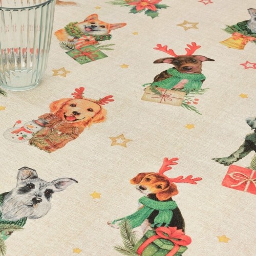 Stain-proof resined tablecloth Belum Christmas 100 x 140 cm image 3