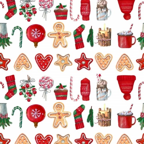 MuarÉ Traipiem izturīgs sveķu galdauts Mauré Merry Christmas 140 x 140 cm image 3