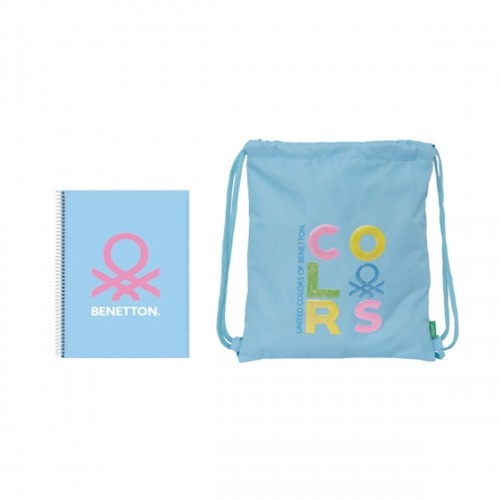 Stationery Set Benetton Spring Celeste 2 Pieces image 3