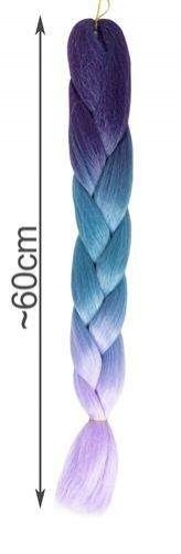 Soulima Synthetic hair braids ombre blue/fio W10342 (14489-0) image 3