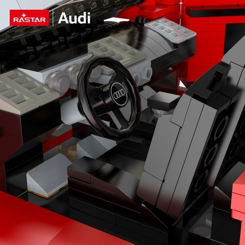 RASTAR 1:14 mēroga modeļa automašīna AUDI R8 Spyder Bricks, 93800 image 3