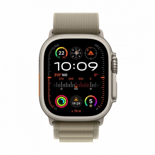 Умные часы Apple MREX3TY/A Позолоченный Оливковое масло 49 mm image 3