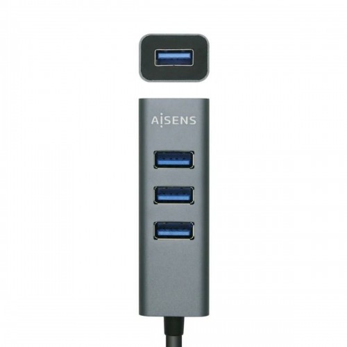 USB Hub Aisens A109-0508 Grey (1 Unit) image 3