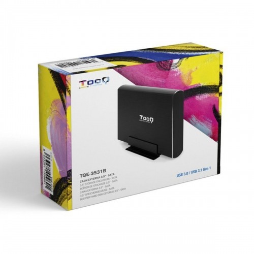 Чехол для жесткого диска TooQ TQE-3531B 3,5" USB 3.0 Чёрный 3,5" image 3
