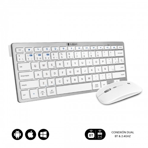 Keyboard Subblim SUBKBC-OCO010 Silver image 3